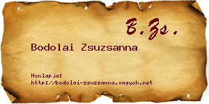 Bodolai Zsuzsanna névjegykártya